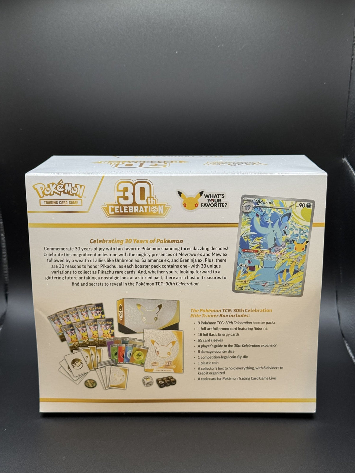 Pokémon TCG 30th Celebration Elite Trainer Box – English
