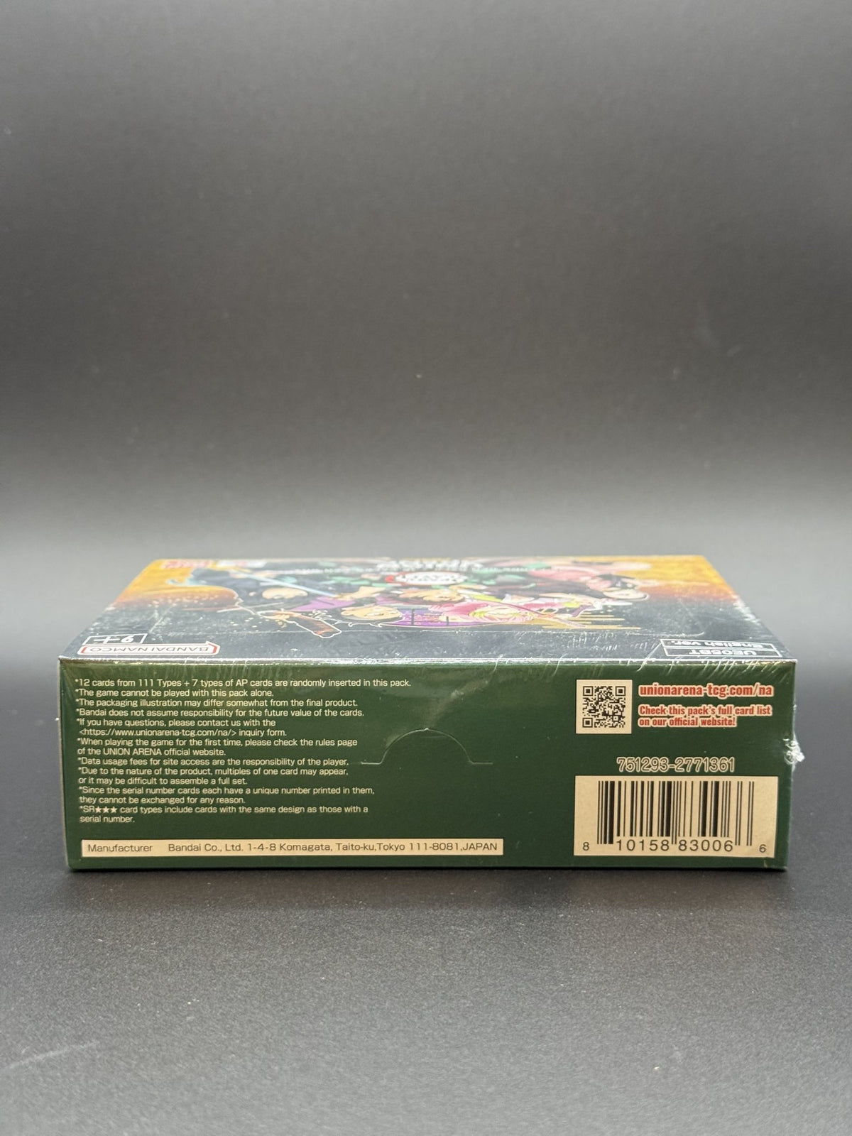 Union Arena Demon Slayer Kimetsu no Yaiba Booster Box UE05BT – English