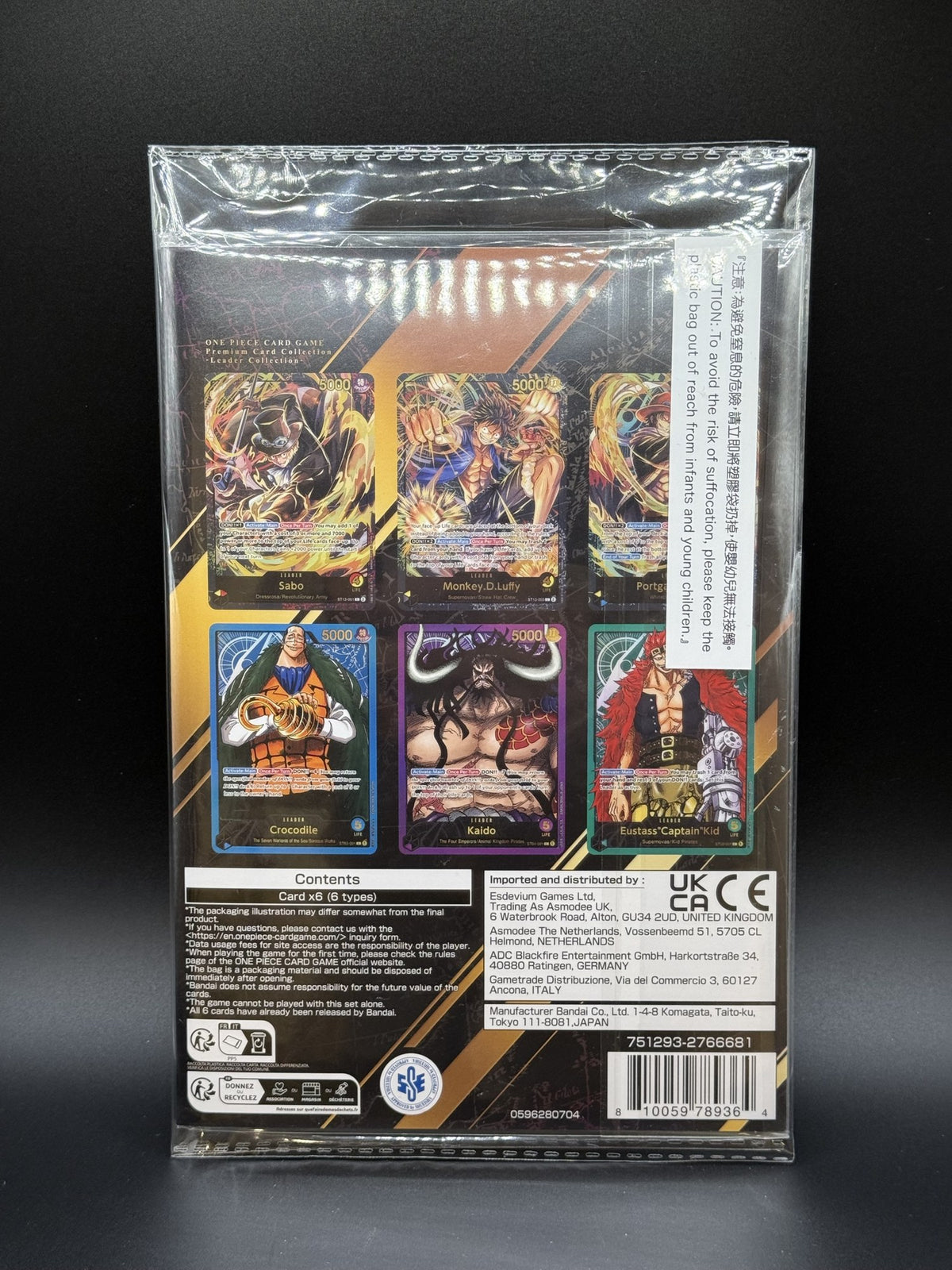One Piece Card Game Premium Card Collection Leader Collection – English