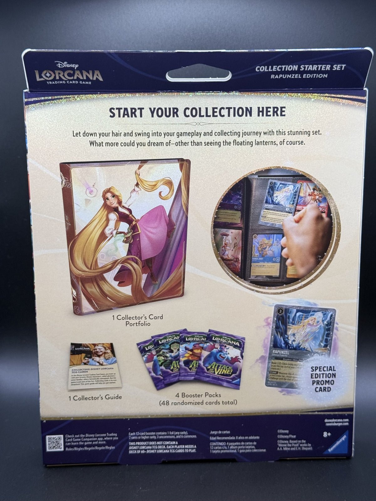 Disney Lorcana Attack of the Vine Collection Starter Set Rapunzel Edition – English