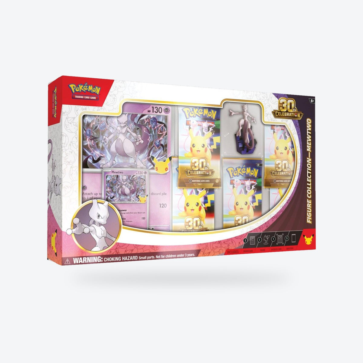 Pokémon TCG: 30th Celebration Figure Collection – Mew or Mewtwo (Random)