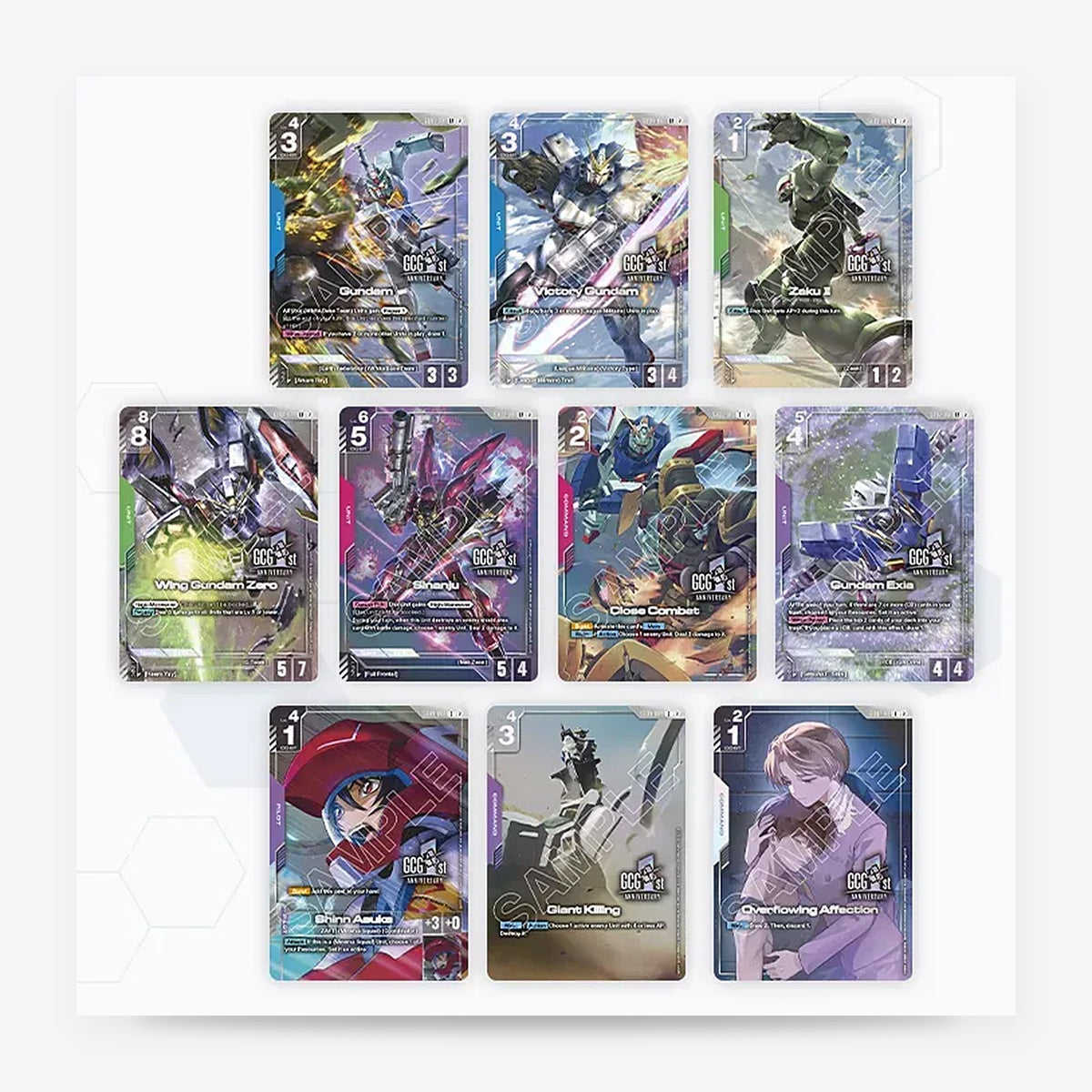 Gundam Card Game: 1st Anniversary Set – English