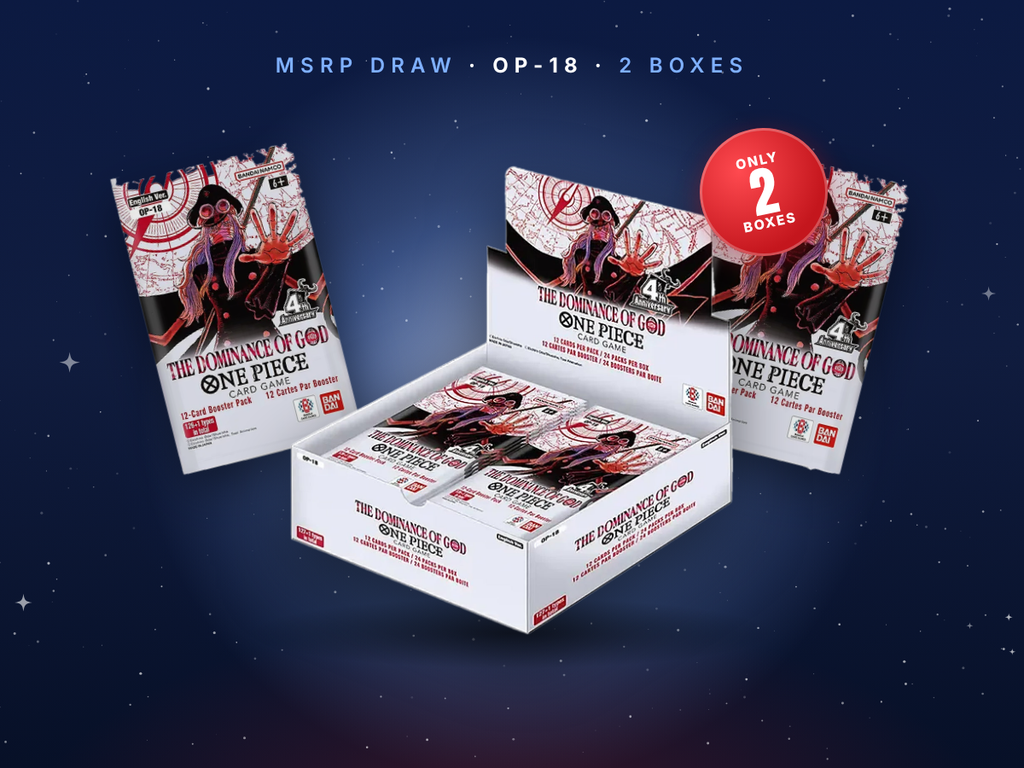 OP-18 The Dominance of God booster box: Cardland MSRP Draw