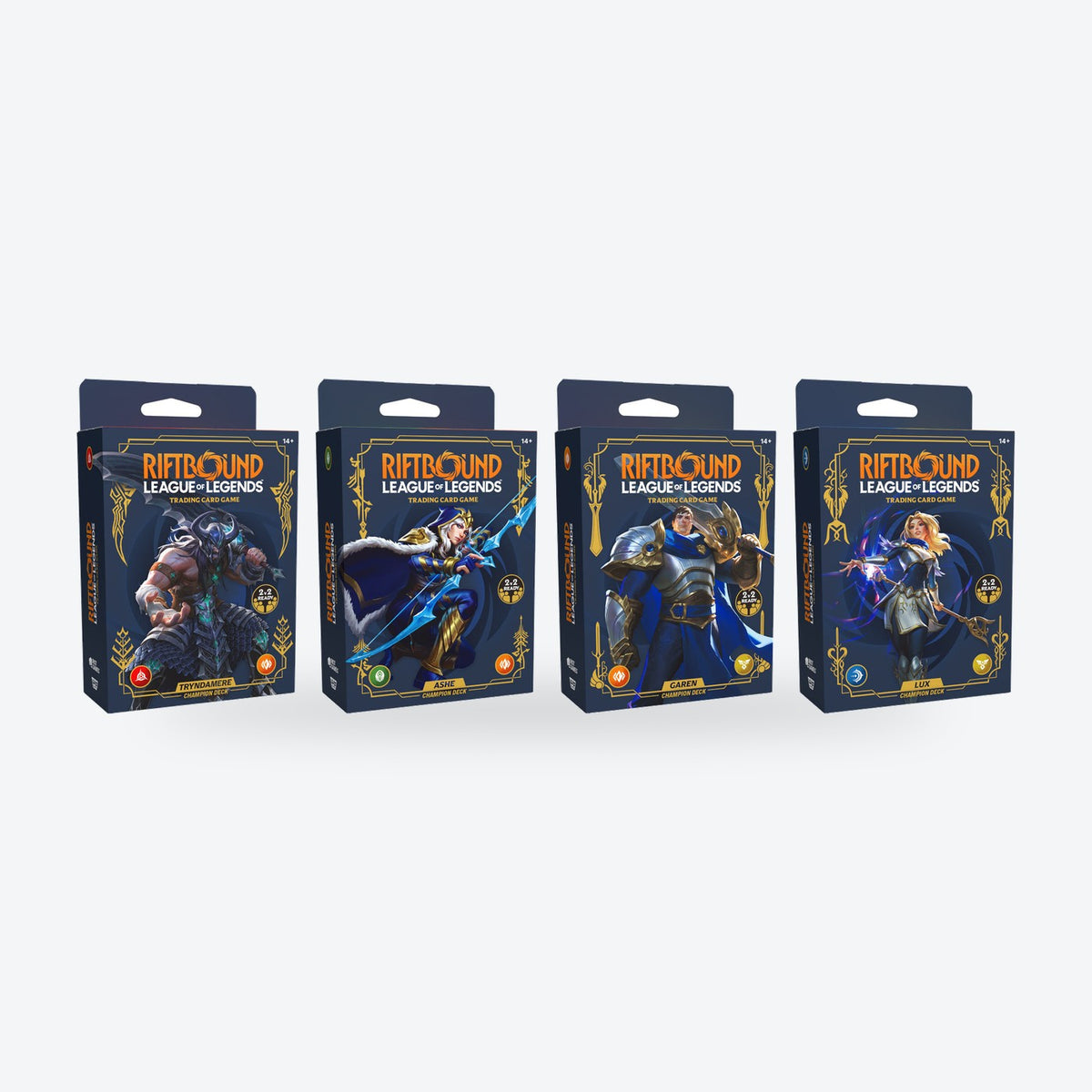 Riftbound: League of Legends TCG – Legacy Champion Deck Display (4 Decks) – English