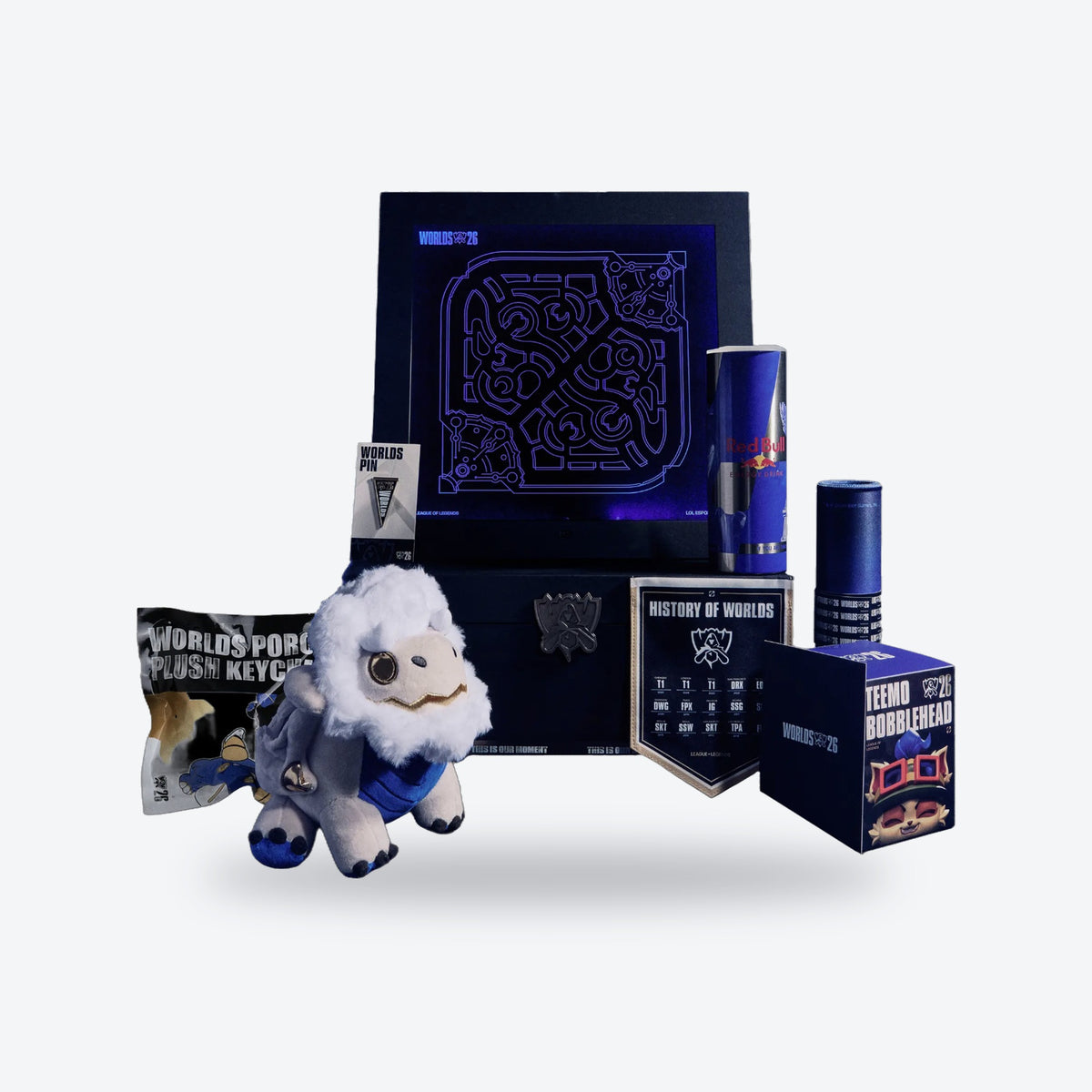 League of Legends Worlds Unlocked 2026 Collector's Edition presented by Opera GX, contents