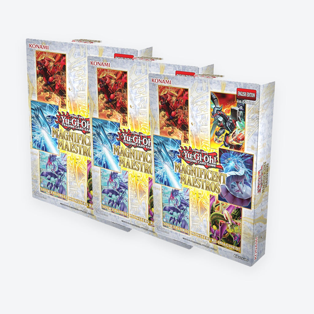 Yu-Gi-Oh! Magnificent Maestros display of 10 boxes